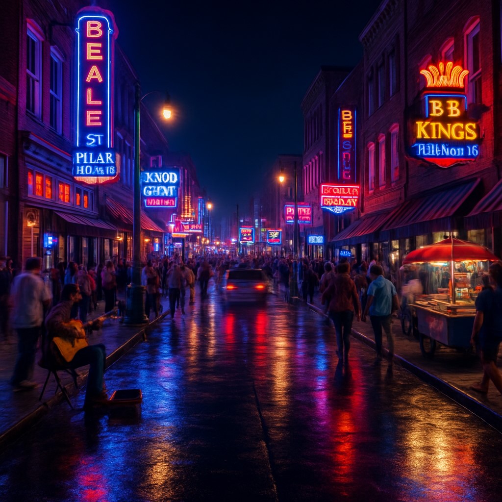3D Image Beale St. Memphis