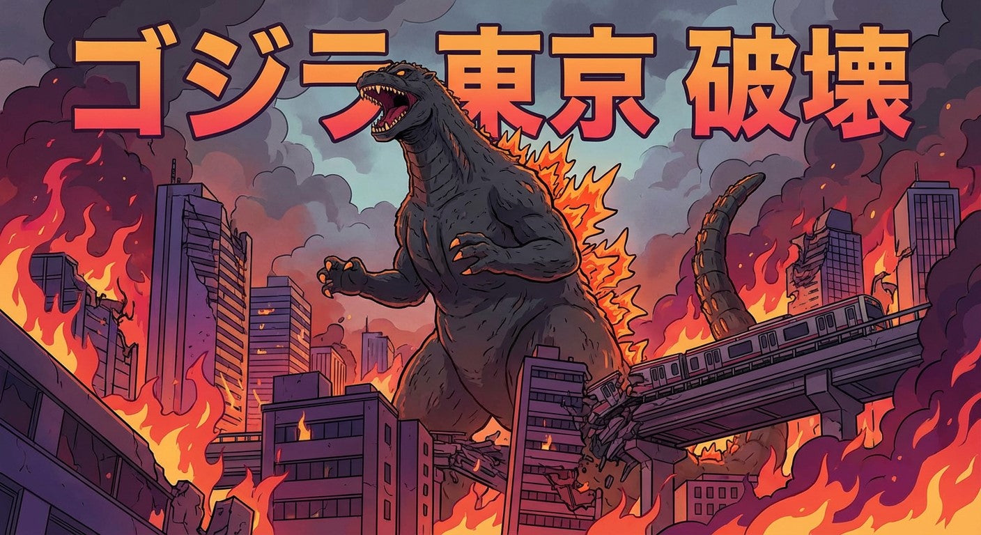 3D Godzilla in Tokyo