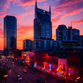 3D Image Nashville Skyline