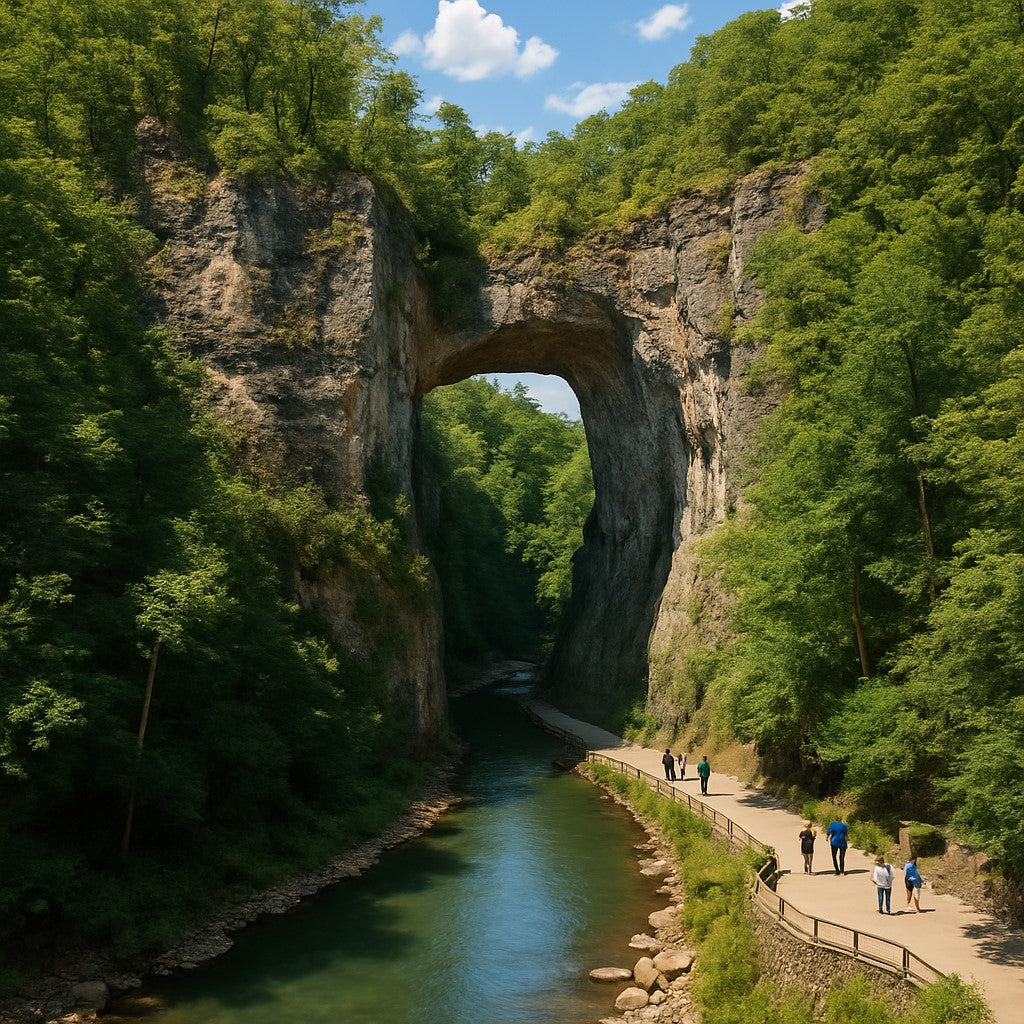 3D Image Natural Bridge